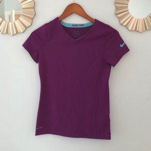 Girls Nike Pro athletic shirt